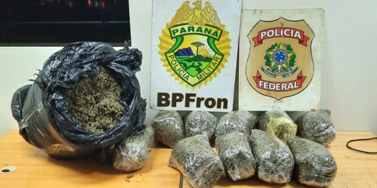 Homens transportando droga do Paraguai são presos em flagrante pela PF