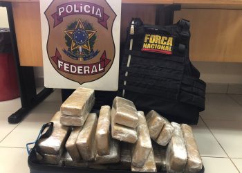 Mulher é presa pela Polícia Federal transportando maconha em ônibus interestadual