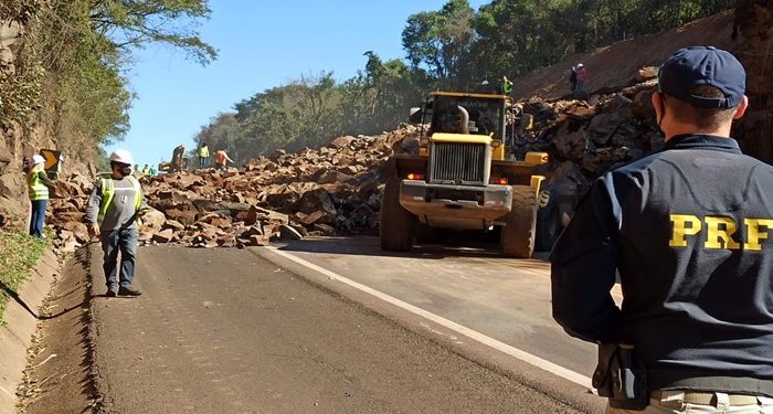 Ecocataratas fará detonações de rochas na BR 277 em Guaraniaçu, nesta quarta-feira