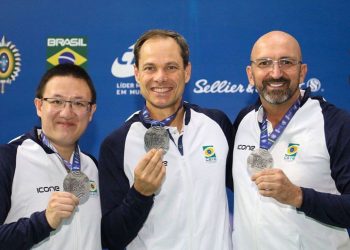 Brasil conquista prata na Copa do Mundo de Tiro Esportivo no RJ
