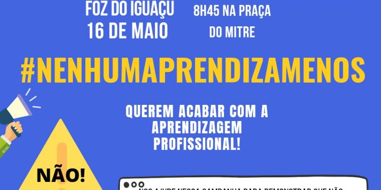Mobilização em defesa do programa de Aprendizagem acontece nesta segunda-feira, 16