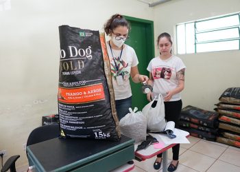 Prefeitura de Foz entrega ração para protetores e entidades credenciados