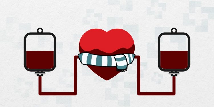 Hemonúcleo pede que doadores compareçam, mesmo no frio