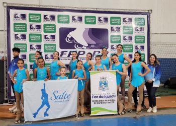 Foz do Iguaçu conquista medalhas no Paranaense de Patinação Artística