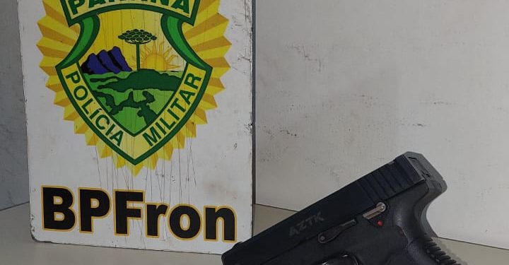 Arma de fogo e munição são apreendidas pelo BPFRON