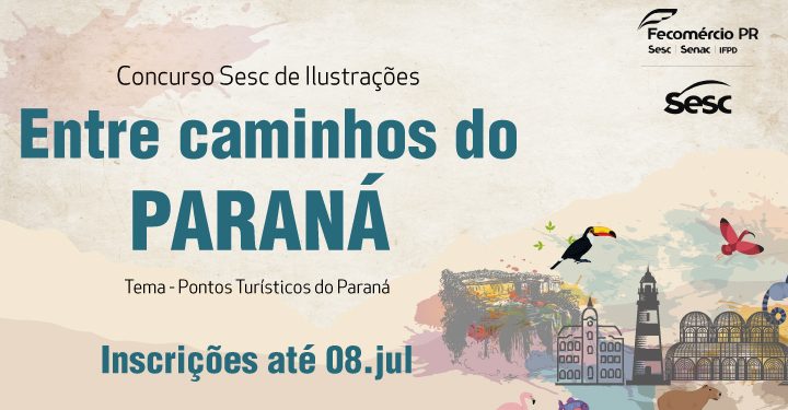 Pontos turísticos do Paraná são tema de seleção de desenhos do Sesc PR