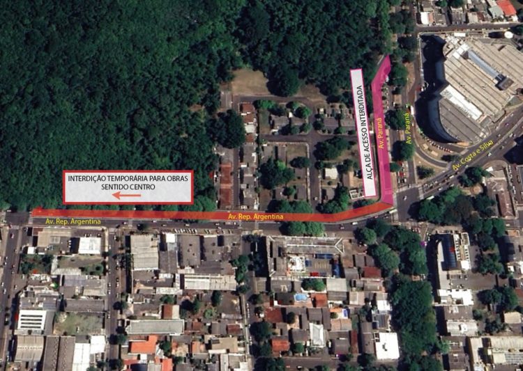 Pista da Av. República Argentina é interditada para obra de recape