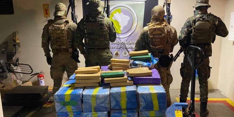 Operação Ágata Arco Sul Sudoeste apreendem mais de 500kg de maconha