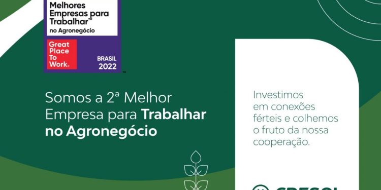 A Cresol é a segunda melhor instituição para trabalhar no agronegócio