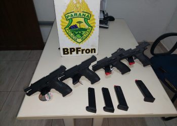 Armas de fogo são apreendidas em ônibus interestadual que saía de Foz