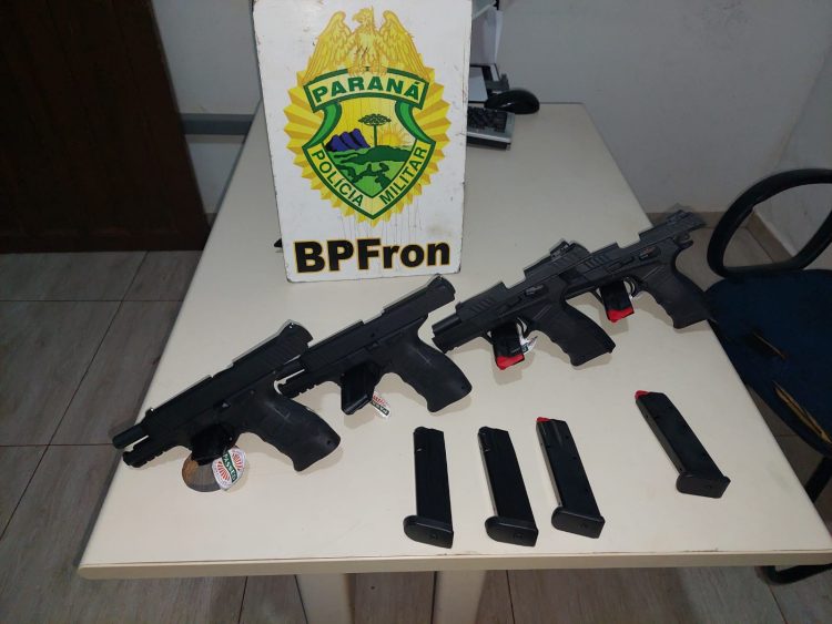 Armas de fogo são apreendidas em ônibus interestadual que saía de Foz