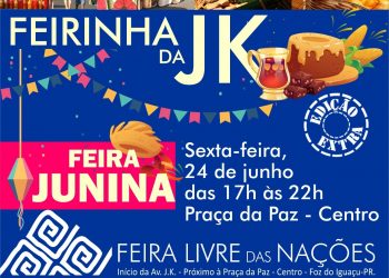 Feirinha da JK acontece em edição extra no sábado, 24, com tema junino