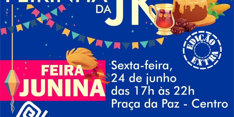 Feirinha da JK acontece em edição extra no sábado, 24, com tema junino
