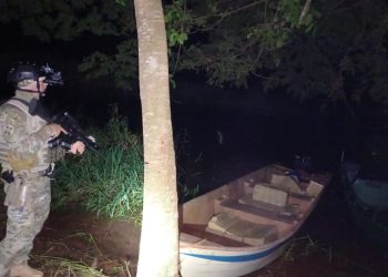 Ação integrada apreende drogas, embarcação e drogas no Lago de Itaipu