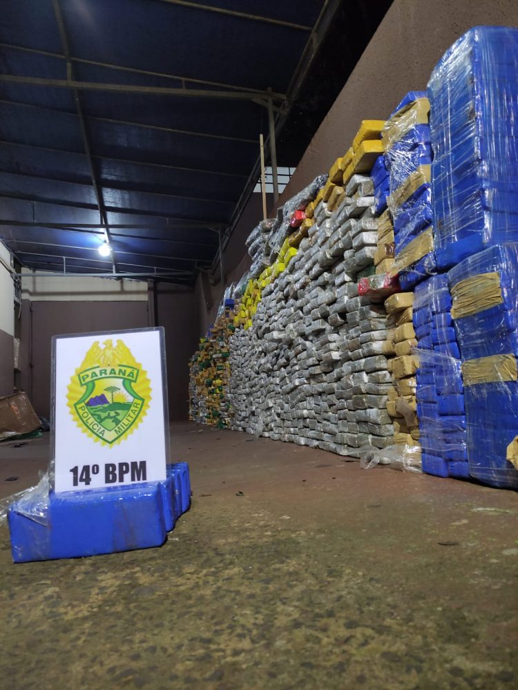 Polícia Militar apreende mais de 1 tonelada de maconha no Bairro Três Lagoas
