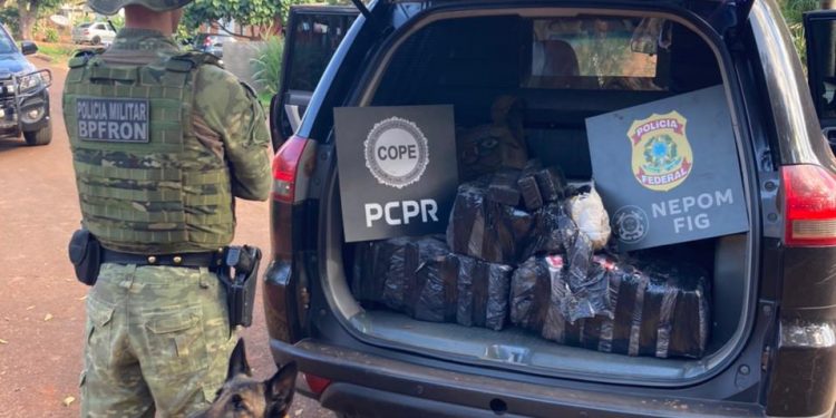 Forças de Segurança apreendem entorpecentes próximo ao Lago de Itaipu