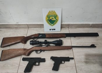 Polícia recupera armas roubadas de colecionador