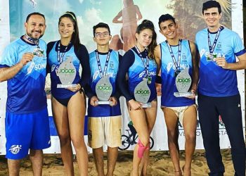 Vôlei de Praia de Foz fica com o terceiro lugar no Circuito Paranaense