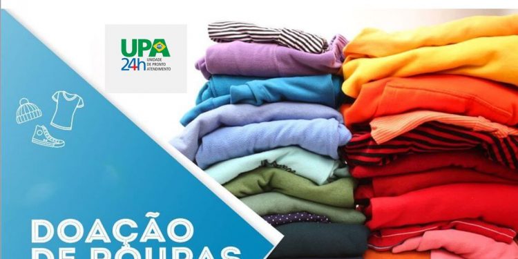 UPAs arrecadam roupas e calçados para doação