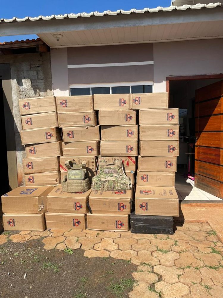 Ação integrada localiza depósito de cigarros contrabandeados do Paraguai