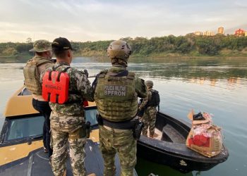 Operação integrada combate o tráfico internacional no Rio Paraná