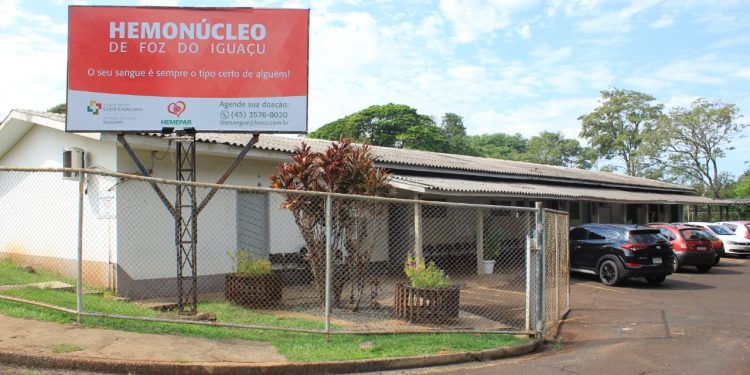 Hemonúcleo de Foz oferece diversas formas para agendar a doação de sangue