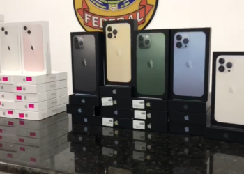 Homem é preso com R$ 600 mil em iPhones e iPads no Aeroporto de Foz do Iguaçu