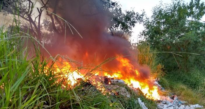 Queimar lixo em casa é crime sujeito a multa e detenção