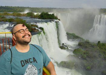 Tiago Abravanel é o mais novo apaixonado pelas experiências no Parque Nacional do Iguaçu