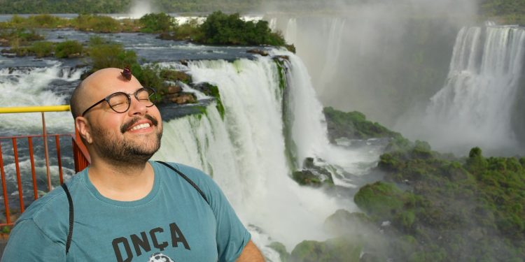 Tiago Abravanel é o mais novo apaixonado pelas experiências no Parque Nacional do Iguaçu
