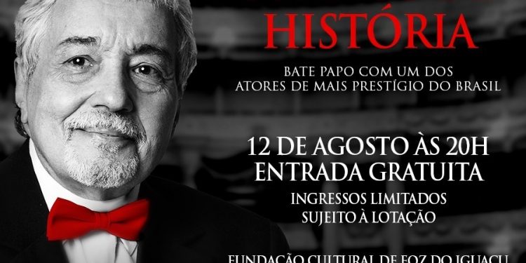 Pedro Paulo Rangel traz histórias sobre seus 50 anos de carreira na Fundação Cultural