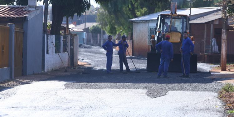 Obras de pavimentação já começaram na grande Três Lagoas