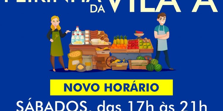 Feirinha da Vila passará a funcionar das 17h às 21h aos sábados