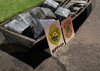 Embarcação carregada de maconha é apreendida pela PF e BPFRON