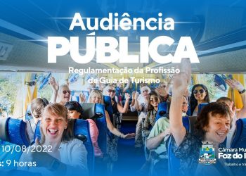 Audiência pública discute regulamentação da profissão de guia de turismo em Foz