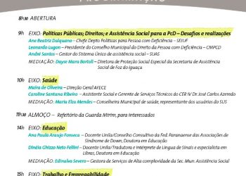 Especialistas vão debater estratégias de superação de barreiras para PcDs