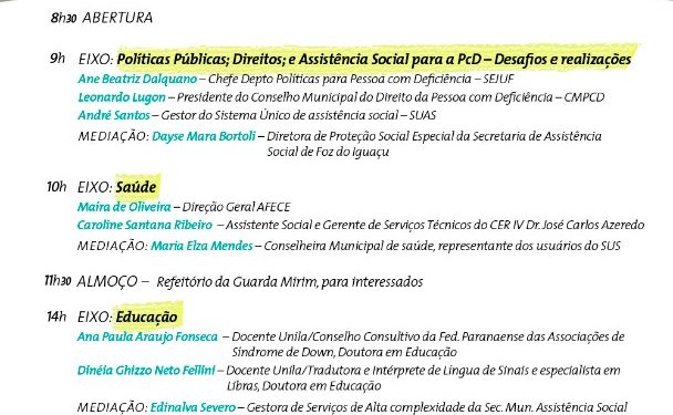 Especialistas vão debater estratégias de superação de barreiras para PcDs