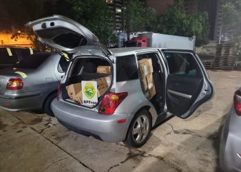 BPFRON apreende cigarros contrabandeados em Foz do Iguaçu