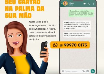 VISAC disponibiliza assistente virtual para recarga de créditos do Transporte Coletivo