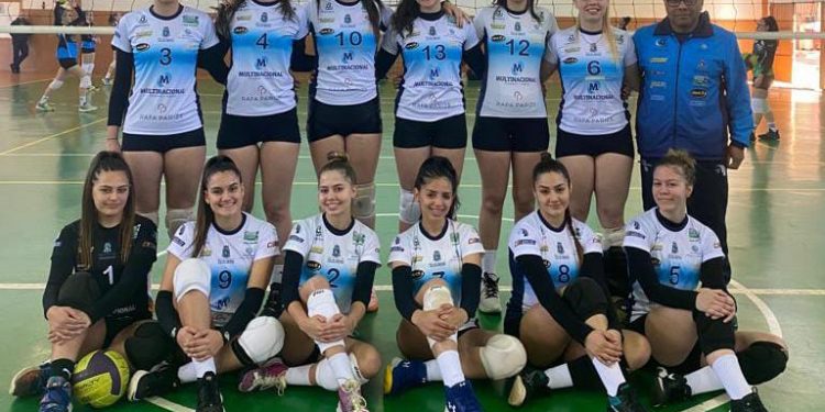 Vôlei feminino de Foz fica com o vice-campeonato da macrorregional dos Jogos da Juventude