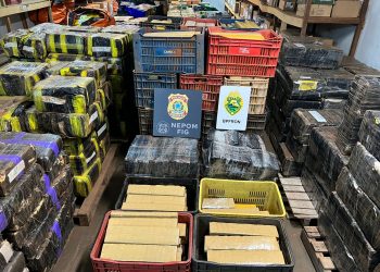 Meia tonelada de maconha é apreendida em Foz do Iguaçu