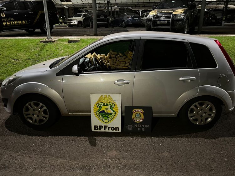 Meia tonelada de maconha é apreendida em Foz do Iguaçu