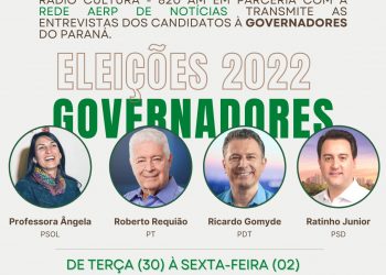 Rádio Cultura transmite série de entrevistas com candidatos ao governo do Paraná