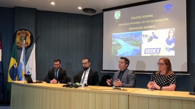 PF explica como contrabando de cosméticos era enviado pelos Correios em Foz do Iguaçu