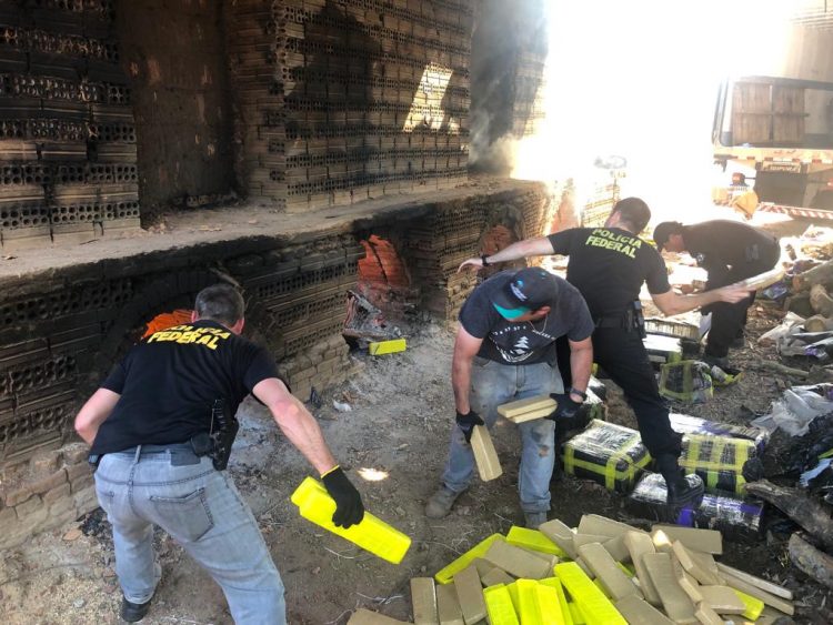 PF incinera mais de 4 toneladas de drogas apreendidas