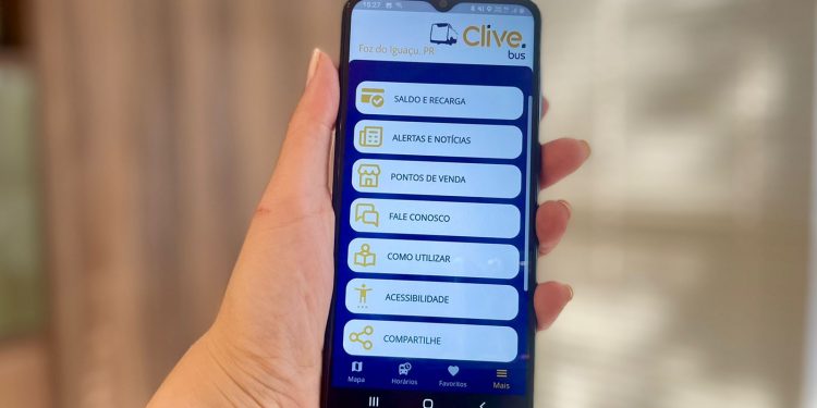 CliveBus: Transporte coletivo de Foz terá aplicativo para auxiliar os passageiros