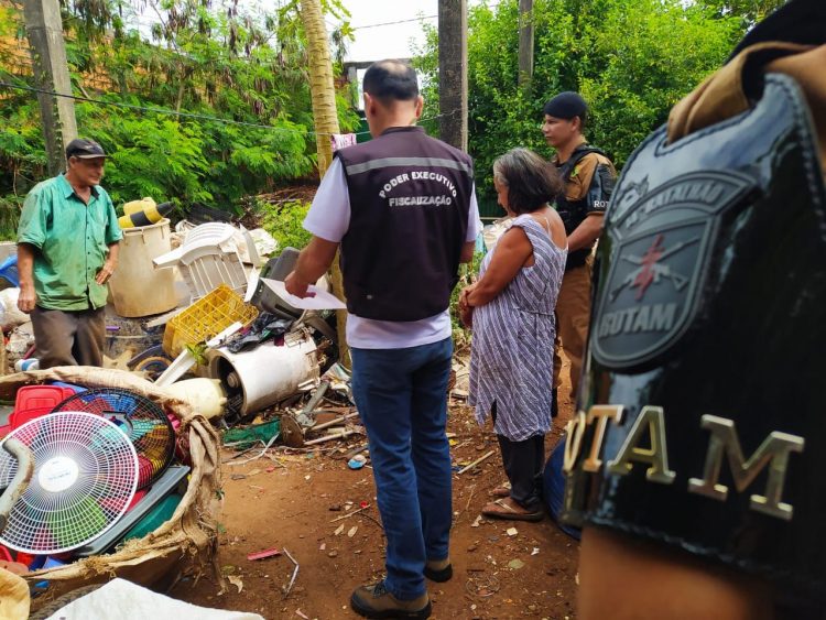 Forças de segurança e fiscalização realizam ação contra furto de fios