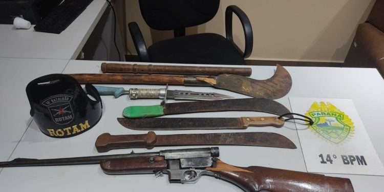 Briga de facões acaba em um ferido em Medianeira