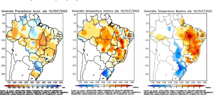 O que esperar do tempo na segunda metade de outubro