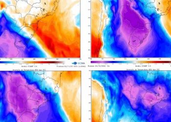Potente massa de ar frio deve entrar no sul do país na proxima semana